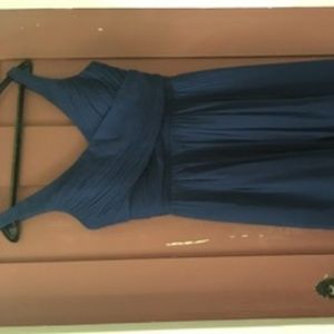 Blue Chiffon Bridesmaid Dress - J.Crew